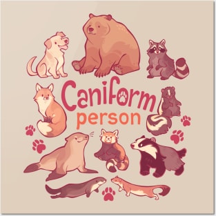 Caniform Person Posters and Art